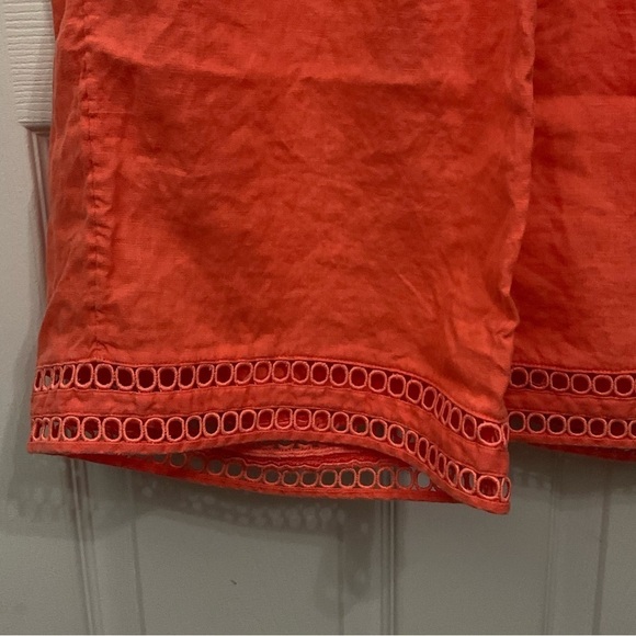 Joie crop pants. Wide leg. Linen. Size L - Picture 2 of 9